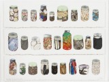 Jars 2010 22x30in. mixed media assemblage