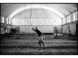 Leftover Russian Foreign Aid in the Form of a School of Circus Arts - silver gelatin print