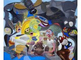 Plato's Cave 2009 oil/canvas 51x61in. 